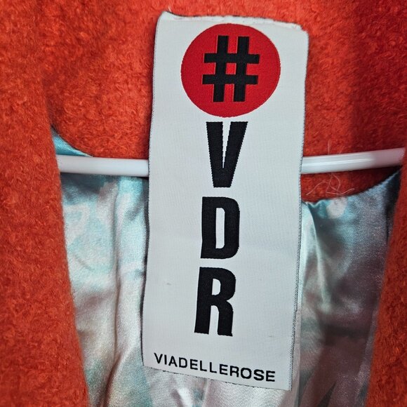 VIADELLEROSE VS20-7033 Women's Orange Mint Jacket Size 1 - Picture 3 of 15